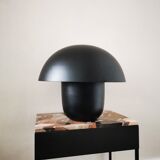 Lampe champignon métal noir