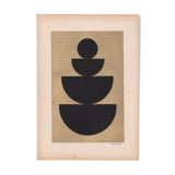 Collage on paper 20x30cm • M656 • signed Eawy