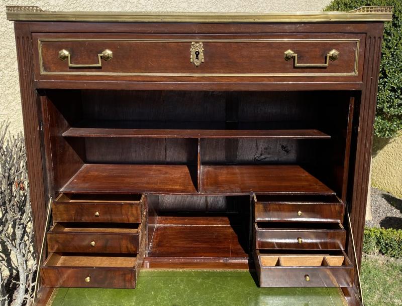 Louis XVI-era mahogany secretary