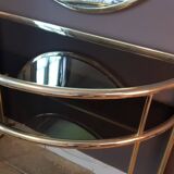 Gilded metal dressing table, Italy, 1980s