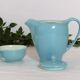 Teapot and its milk pot