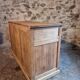 Buffet rustique français années 1920 – Buffet en pin ancien – Îlot de cuisine – Meuble de rangement 3 portes