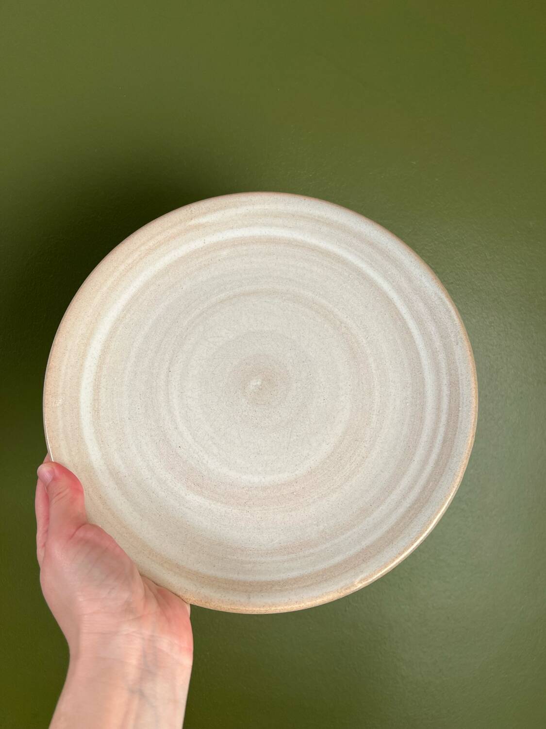 Niderville stoneware plate