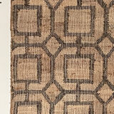 2.5 x 6 ft. - handmade hemp-cotton rug, floor carpet