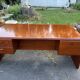 Large Vintage Modernist Desk – 1950s/1970s