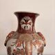Satsuma Vase Japan Ceramic Bird Peony Meiji 30cm