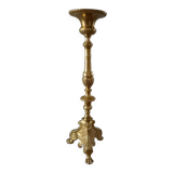 Bronze candlestick table lamp