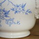 Teapot Sarreguemines model thorns - blue