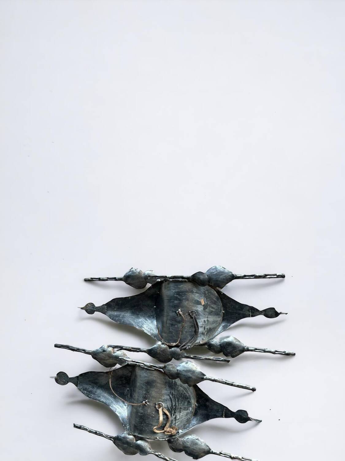 Tom Ahlstrom & Hans Ehrich - Pair Of Brutalist Sconces 1960s Metal And Glass