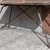 Folding workshop table