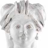 Vase tête moyenne blanche