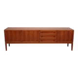 1960s sideboard in walnut, 240cm