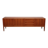1960s sideboard in walnut, 240cm