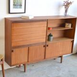 Teak bookcase/secretary * 153 cm