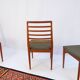 1960s-70s style chairs (4 pieces) in teak, retro vintage style.