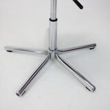 Height-Adjustable Swivel Chair 1980s, Czechoslovakia