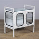 Vintage Iron Medical Cabinet 1980s