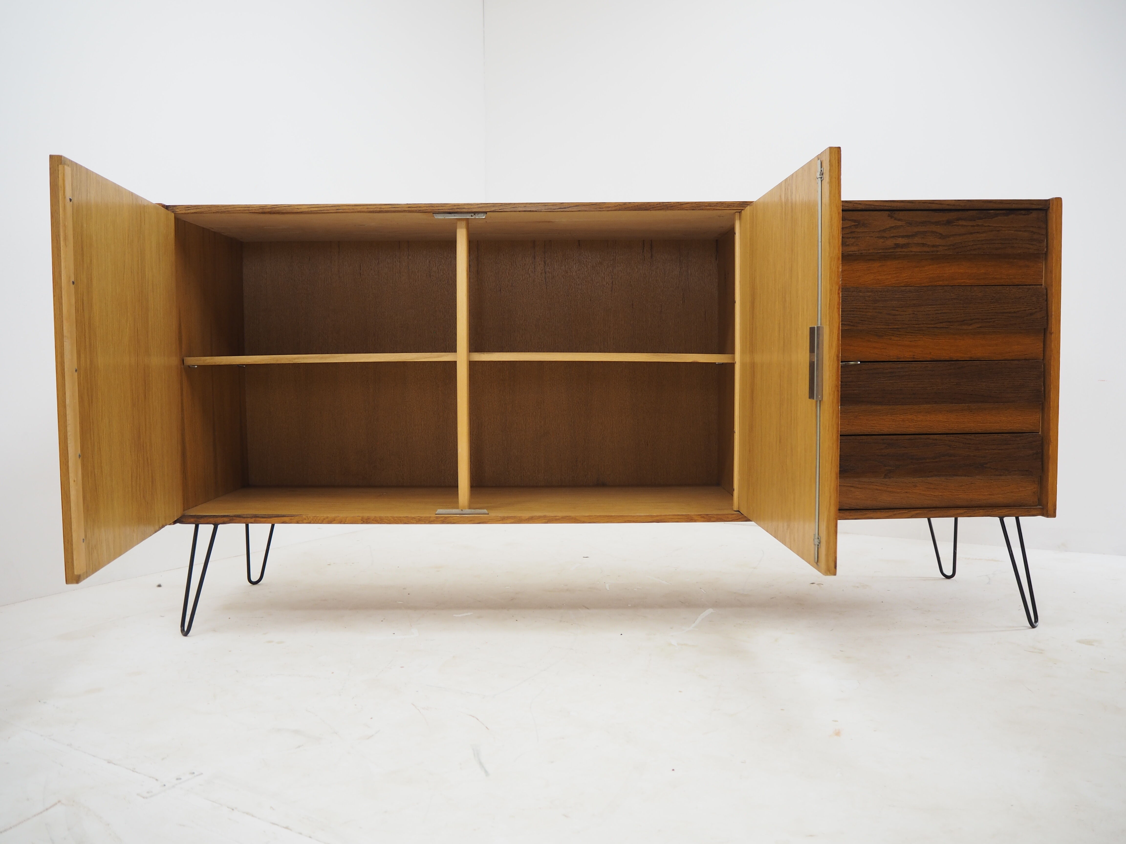 1960s Jiri Jiroutek Upcycled sideboard , Czechoslovakia