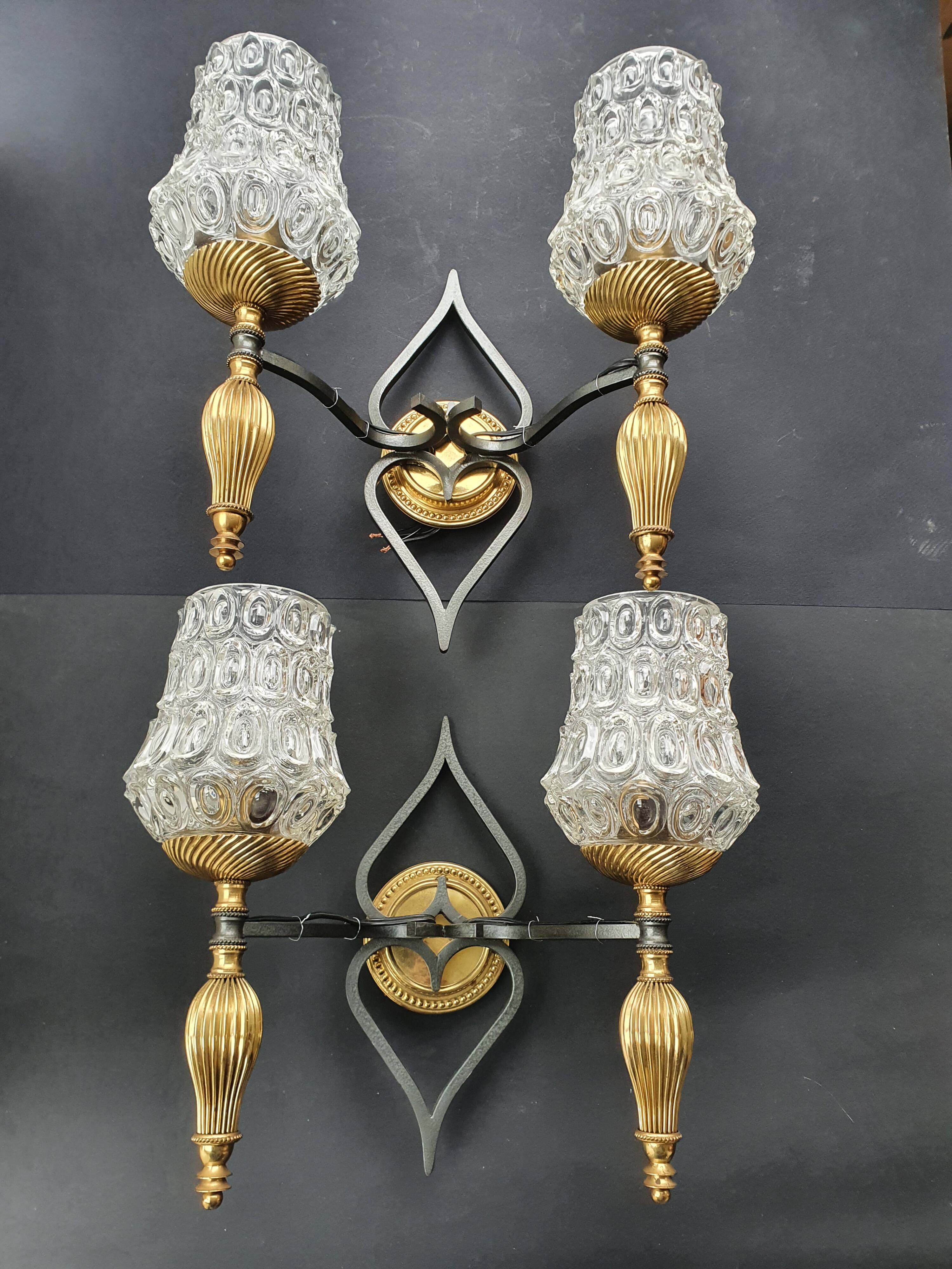 Pair of vintage wall sconces