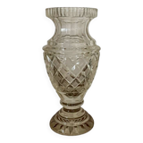 Vintage cut crystal vase