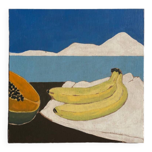 nature morte sur panneau