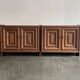 Buffet brutaliste, Biosca, bois massif, fabrication artisanale, Espagne