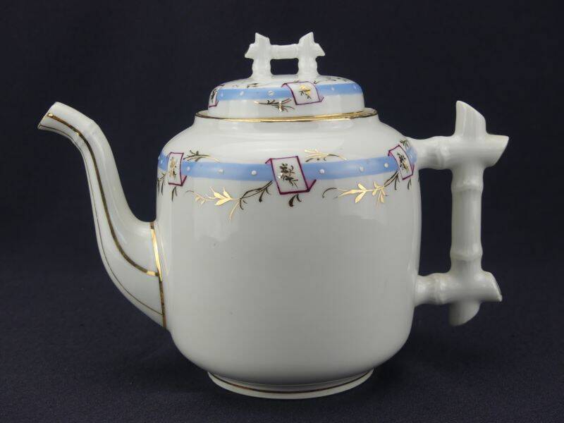 Antique porcelain teapot