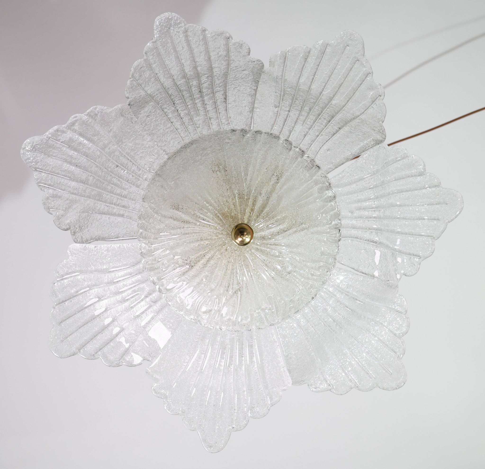Honolulu, Midcentury Italian Murano Glass Pendant, 1970s