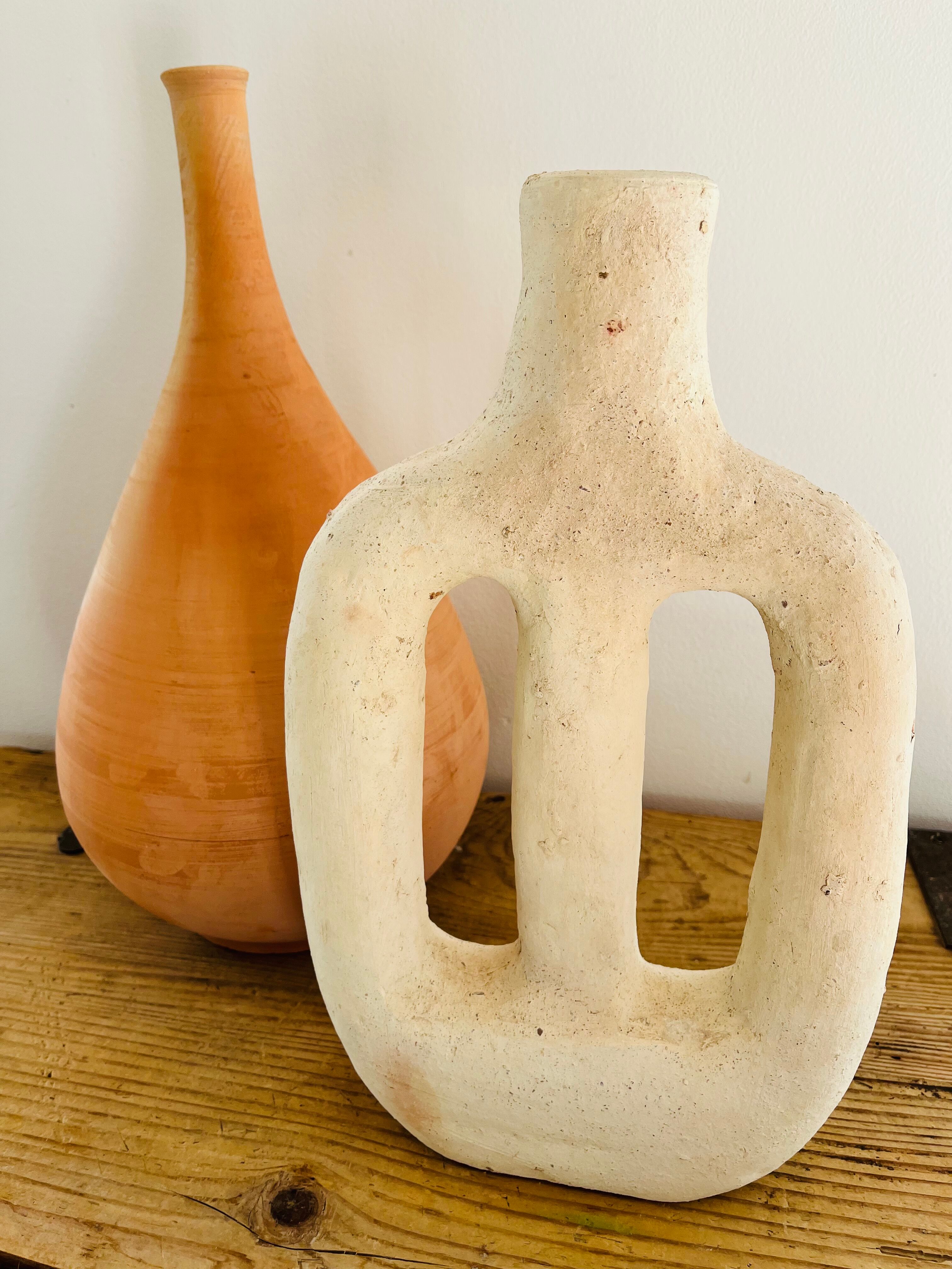 Moroccan pottery Tamegroute blanche