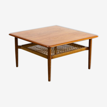 Table basse carrée scandinave 1960