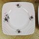 11 Art Deco dessert plates M.Z Czechoslovakia
