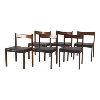 6x Dining chairs Alfred Hendrickx for Belform, 1960s, Belgium