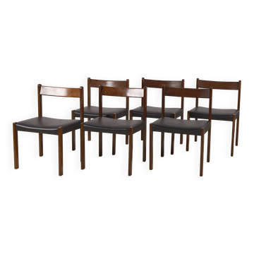 6x Dining chairs Alfred Hendrickx for Belform, 1960s, Belgium