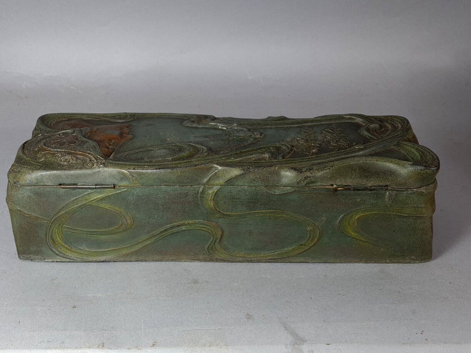 Box / box Art Nouveau in regulation signed Tonchery era around 1900 SB