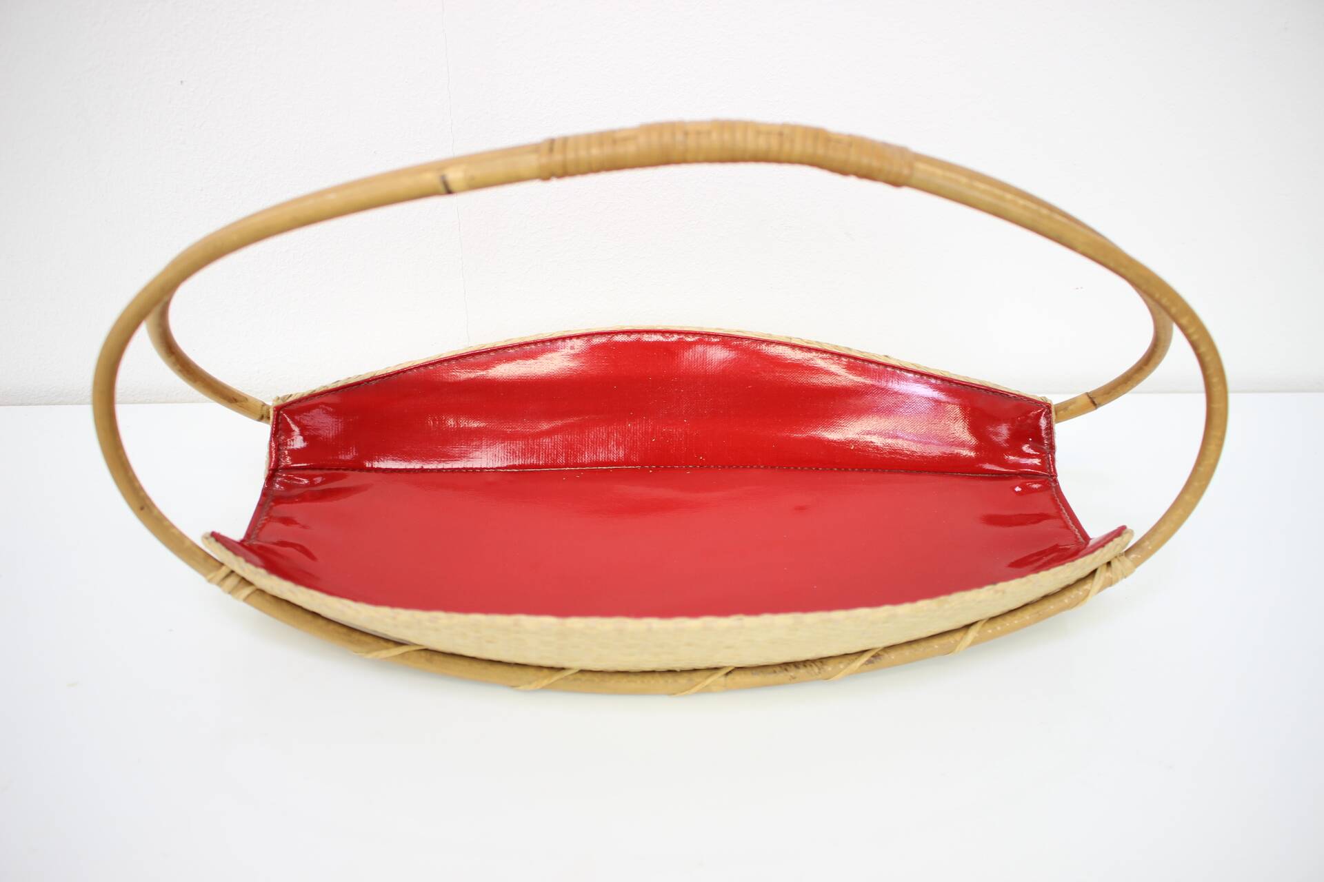 Vintage Decorative Basket, 1950's, Czechoslovakia