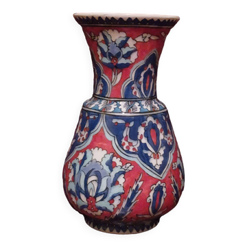 Vase en céramique kutaya korkmaz çini