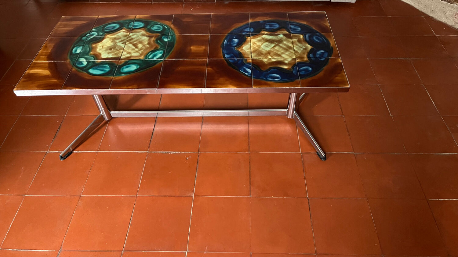 1960s ceramic table