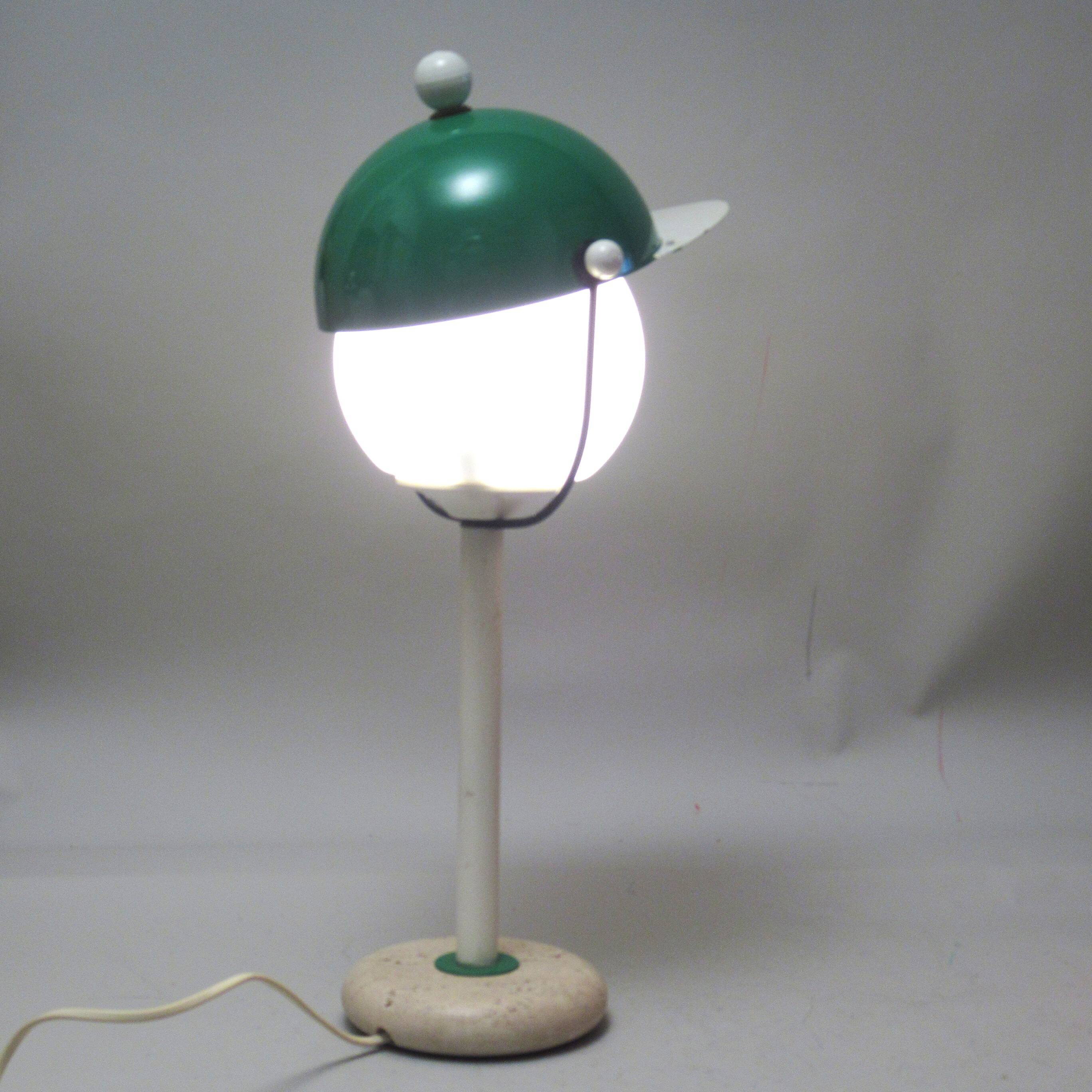 Italian cap lamp Arti e Mestieri from the 1980s.