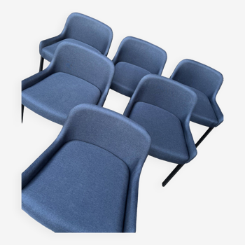 Set of 6 Stellar Works Blink model chair