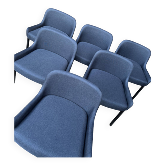Set of 6 Stellar Works Blink model chair