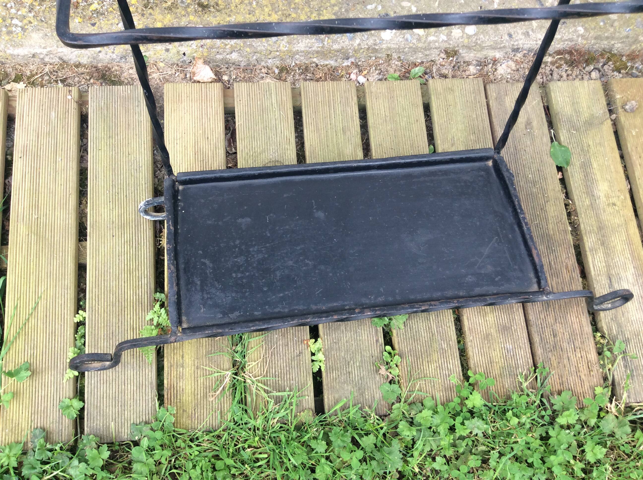 Wrought iron entrance hall