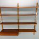 Poul Cadovius mid-century modern modular teak wall unit shelving for Cado, 1960