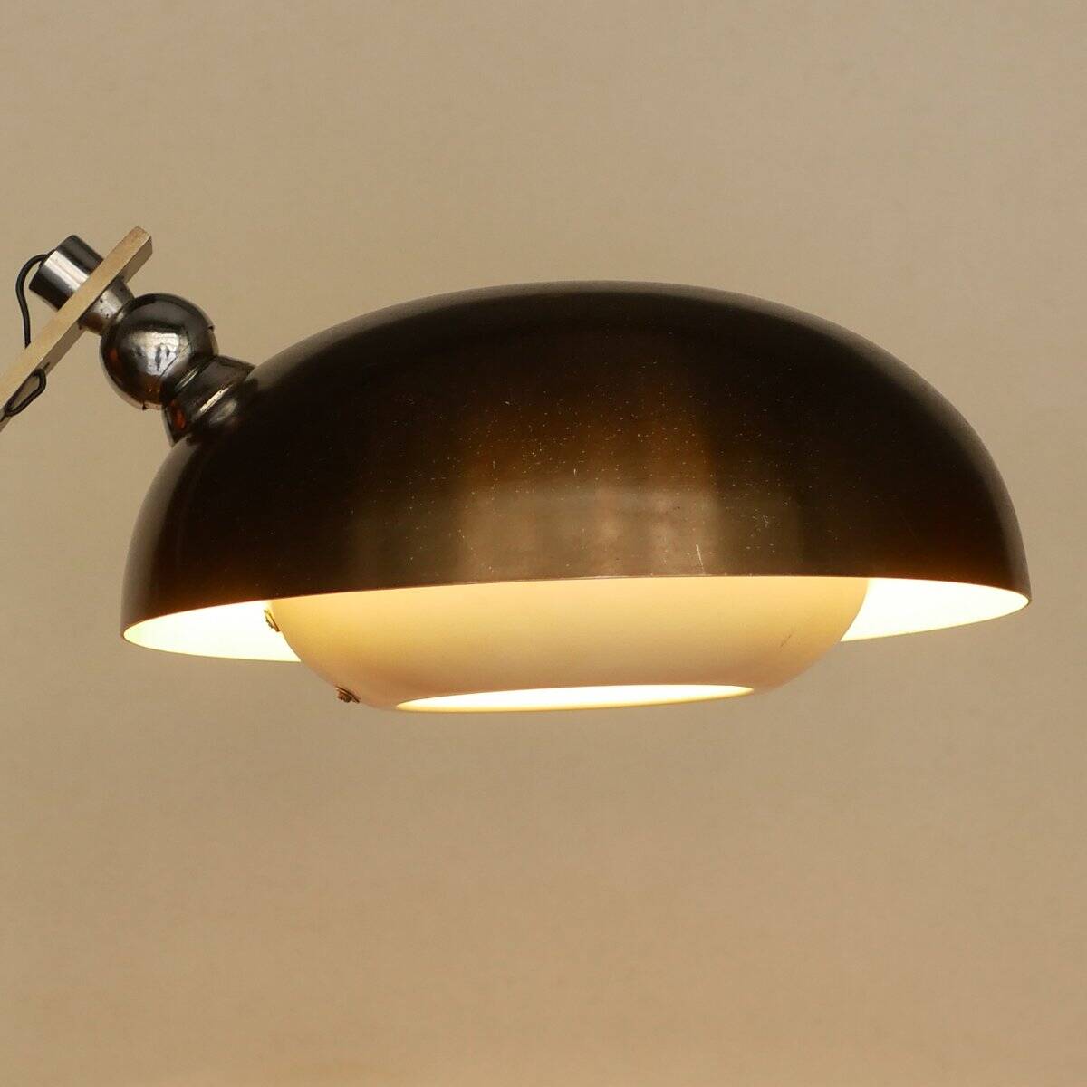 Lampe de table vintage d'Angelo Lelii pour Arredoluce, années 70