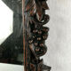 Carved wooden mirror, black forest XIX/early twentieth century