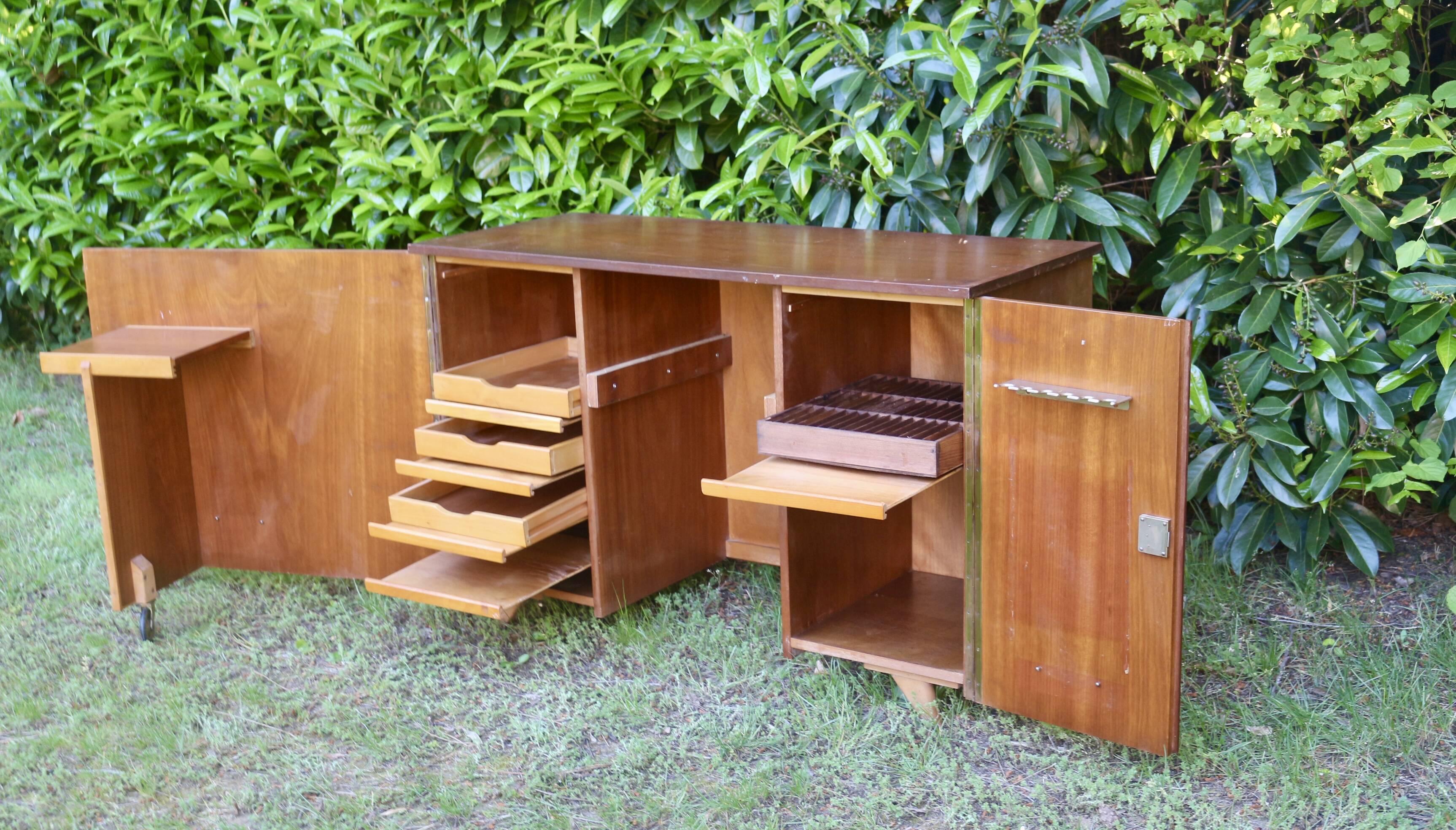 Magic Box desk by Mummenthaler and Meier, Switzerland, 1960s.