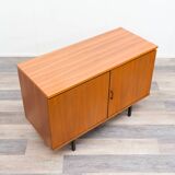 1960s walnut two-door cabinet.