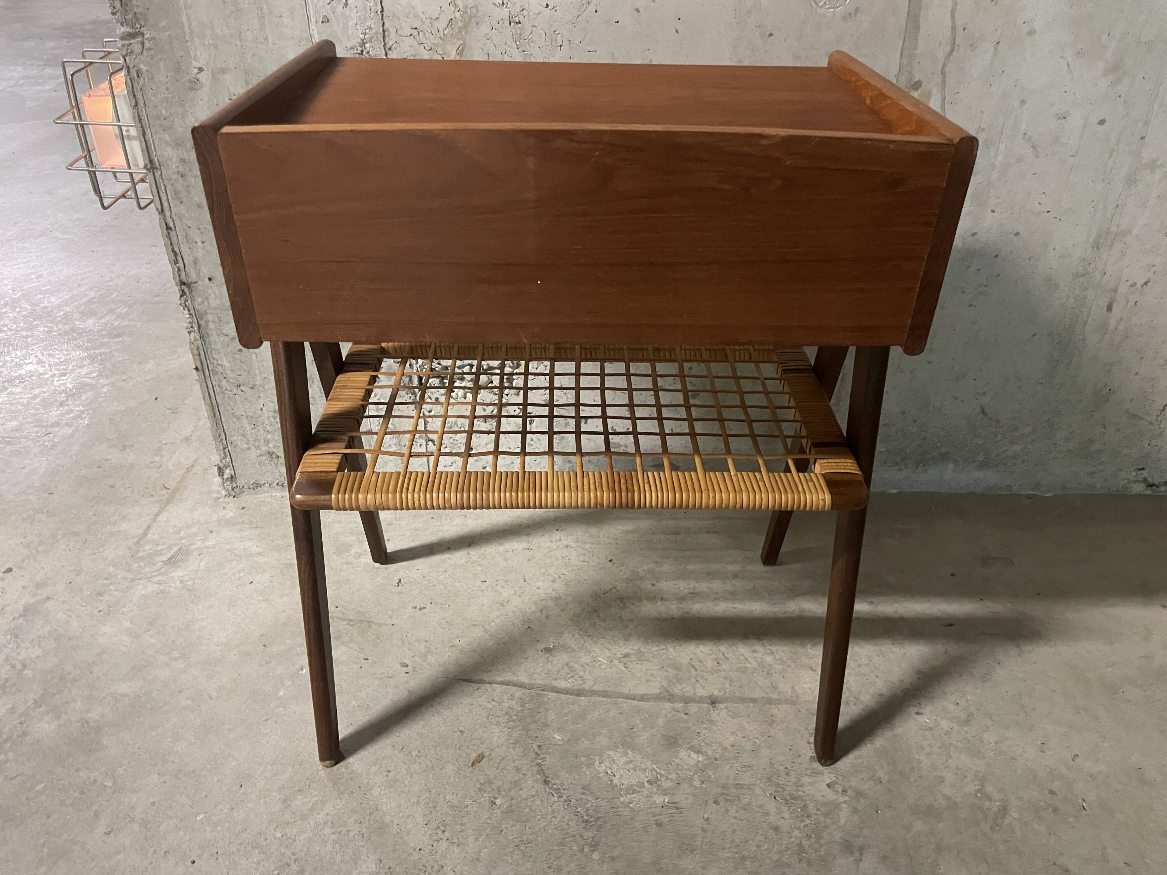 Scandinavian bedside table from the 1960s.