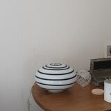 Swirl/zebra glass lamp by eglo vintage 80s/90s