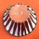 1960s Vallauris glazed ceramic striped bowl