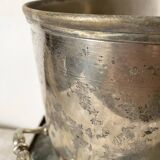 Patinated silver champagne bucket